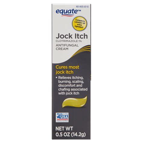 Equate Clotrimazole Jock Itch Antifungal Cream, 0.5 oz - Walmart.com