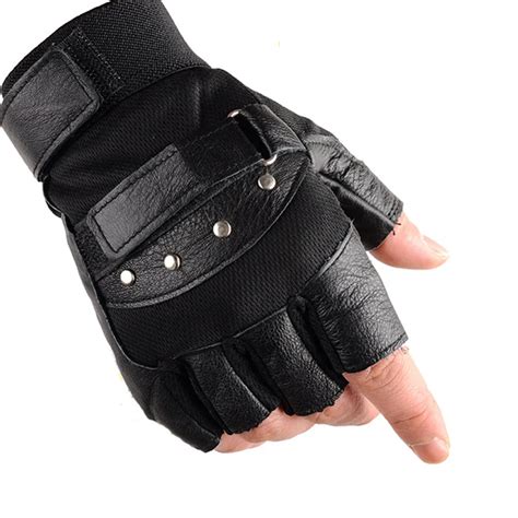 KUYOMENS Men Fingerless Gloves Wrist Women Half Finger Glove Unisex ...