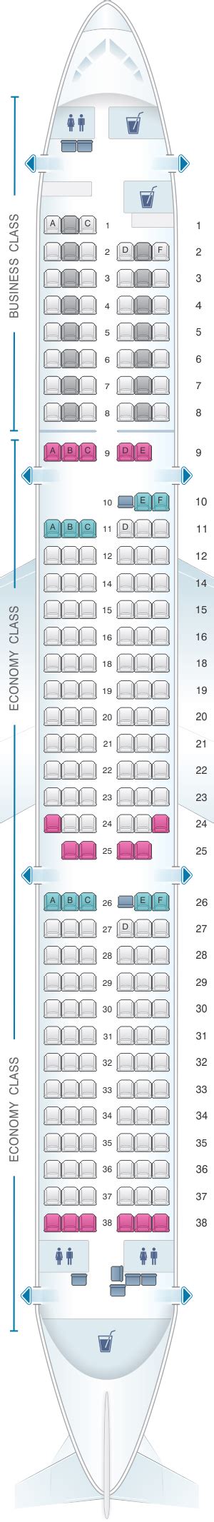 Seat Map Lufthansa Airbus A321 | SeatMaestro