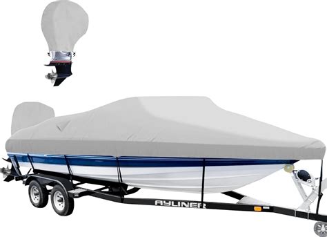 Amazon.com: Boatpro 16 Foot Boat Cover,Waterproof 1200D Heavy Duty ...