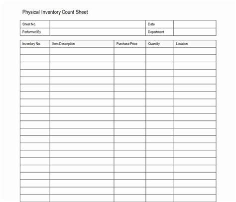 Excel Credit Card Tracker Template Fresh Physical Inventory Count Sheet ...