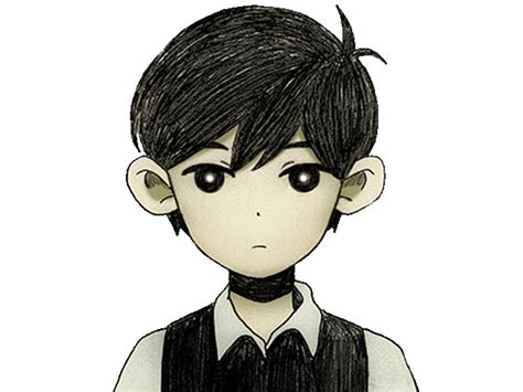 a drawing of a boy with black hair