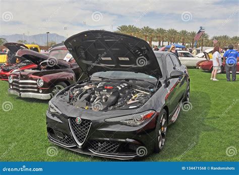 Powerful Alfa Romeo Italian Luxury Car Editorial Stock Photo - Image of ...