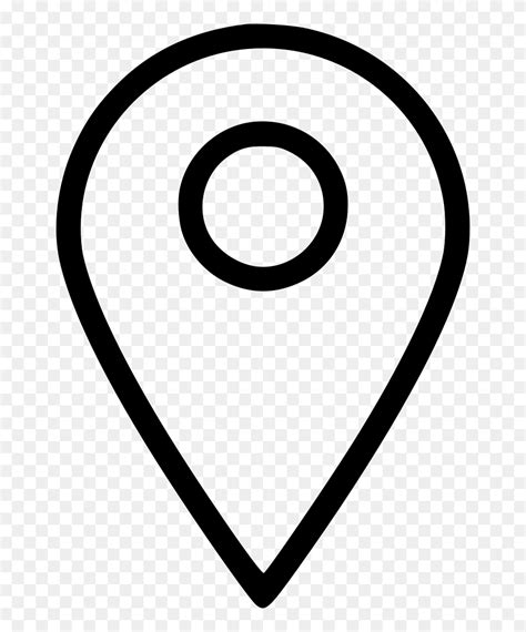 Location Map Marker Pin Place Svg Png Icon Free Download - White ...