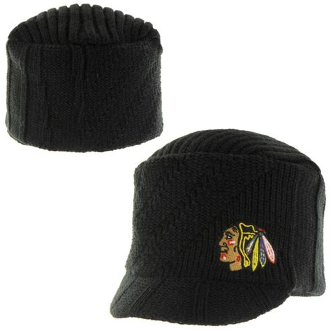 Women's Chicago Blackhawks '47 Brand Black Carrien Knit Hat - Shop.NHL.com