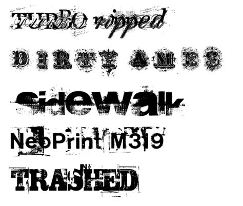 5 Excellent Grunge Fonts