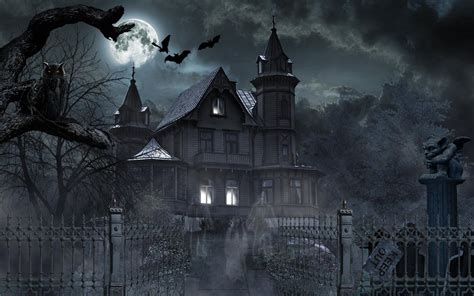 Live Haunted House Desktop Wallpaper - WallpaperSafari