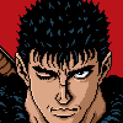 PXLFLX | Berserk, Pixel art, Aesthetic anime