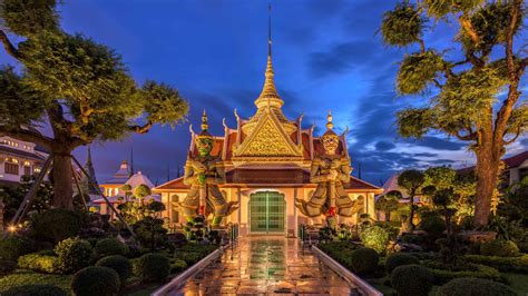 Wat Rachanutdha Temple Bangkok Thailand - HooDoo Wallpaper