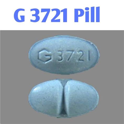 GG 258 Blue Oval Pill Street Value - Public Health