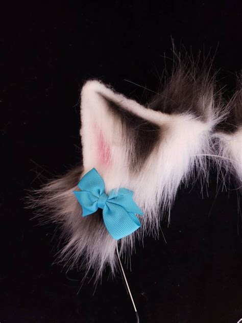 Realistic Animal Ears Black Cosplay Pet Play Bendable Ears - Etsy