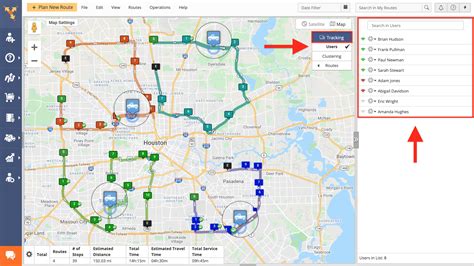 User Locations on the Map Clustering