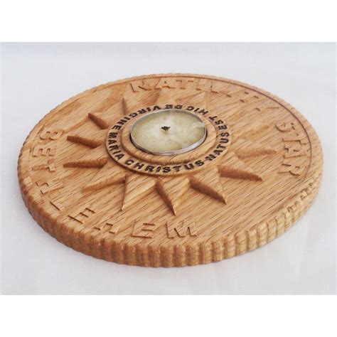 Nativity Star of Bethlehem for Tealight Candle, Christian decor