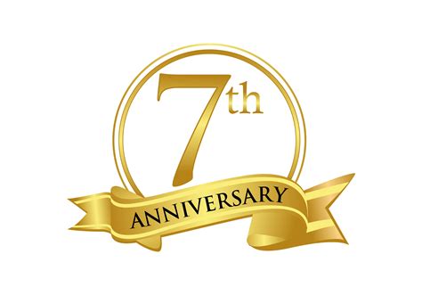 7th Anniversary Celebration Logo Vector Graphic by DEEMKA STUDIO ...