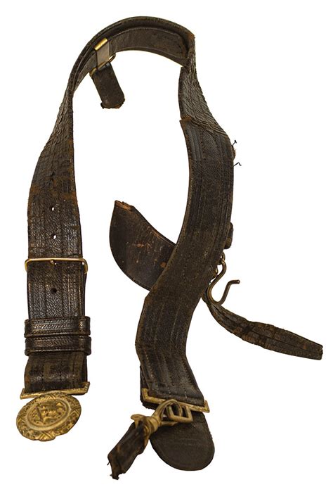 Lot 127: Buckle with Naval Sword Belt – Willis Henry Auctions, Inc.