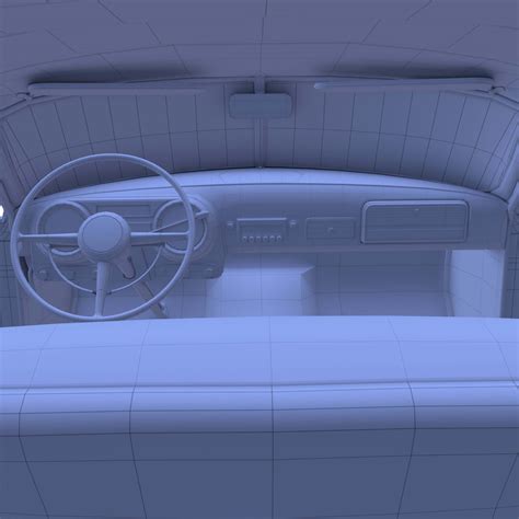 Generic 50S Sedan With Interior - 3D Model by dragosburian