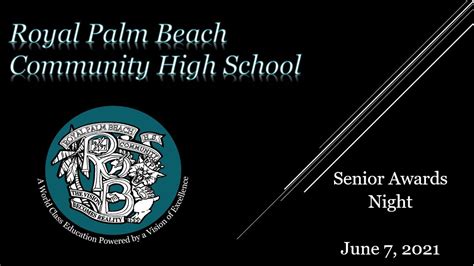 Royal Palm Beach Community High School Senior Awards Night - YouTube