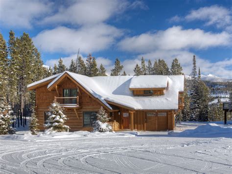 Cabins in Powder Ridge Big Sky Montana | Ski In/Ski Out