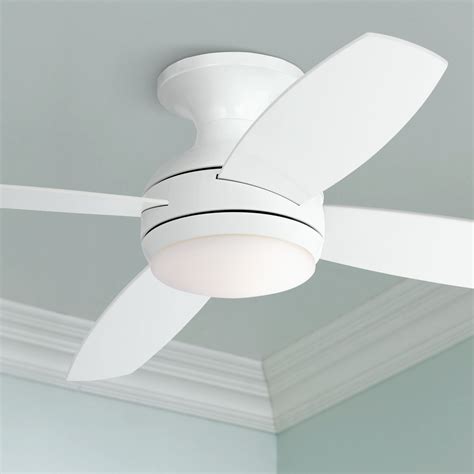 52 Casa Vieja Modern Hugger Ceiling Fan With Light Led Dimmable Remote ...