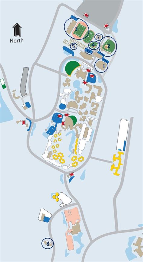 Map of UNF Athletics Facilities - University of North Florida