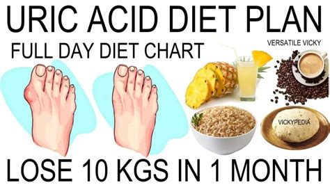 Uric Acid Diet Plan | Diet Chart For Uric Acid Patient Versatile Vicky ...