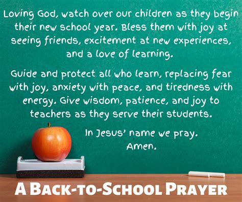 A Prayer for Back to School - Pastor Daniel Flucke