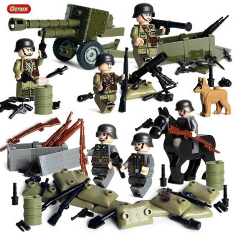 WW2 USA Army Soldiers Lego Building Block Pacific War Battle Military ...