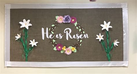 Pin by cheryl helmey on spring bulletin boards for church | Easter ...