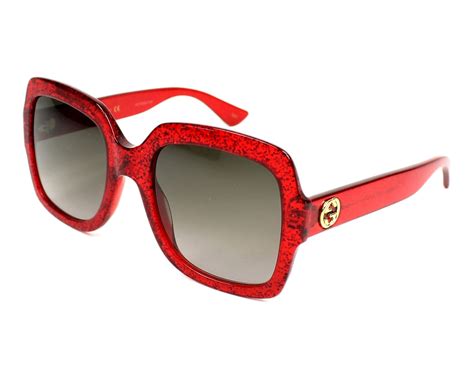 Gucci Sunglasses GG-0036-S 005 Red - Visionet USA