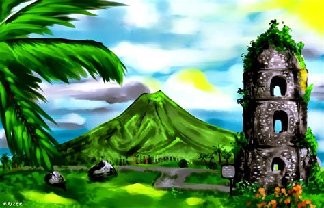 Art Bluck: Mt. Mayon