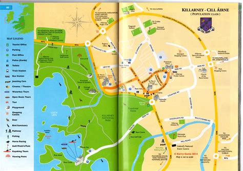 Map 1 – Killarney Town | Flemings White Bridge