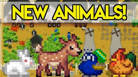 🐴NEW FARM ANIMALS IN STARDEW VALLEY!🐮 - YouTube