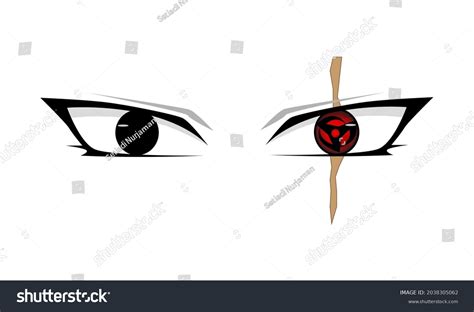 Illustration Vector Graphic Kakashi Hatakes Sharingan Stock Vector ...