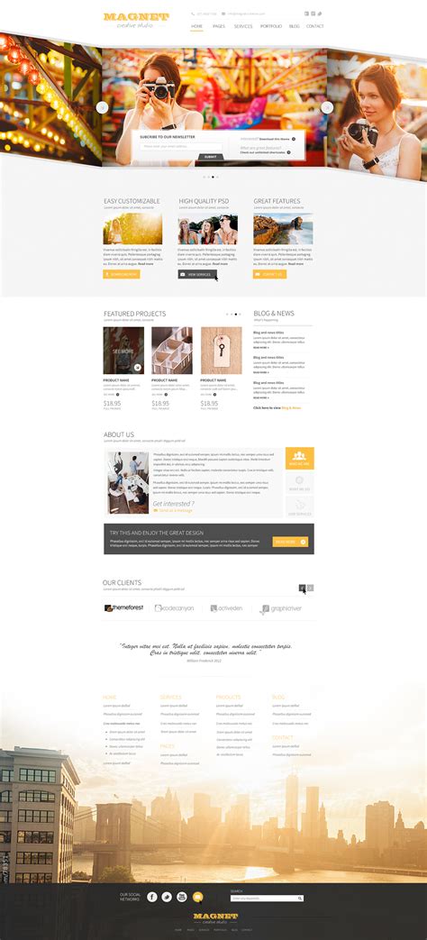 Magnet Template on Behance