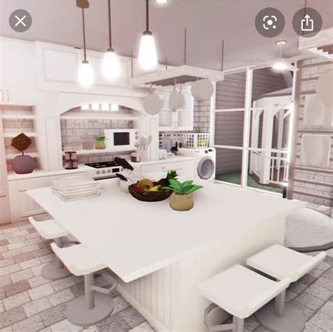 🖤 19+ Aesthetic White Kitchen Bloxburg - 2022