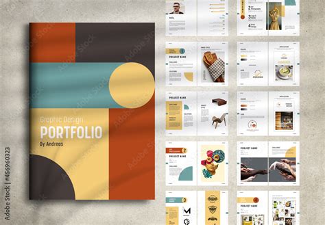 Graphic Design Portfolio Cover Page Examples