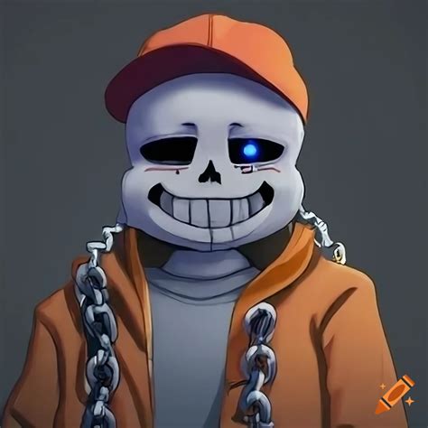 Realistic fanart of sans from undertale on Craiyon