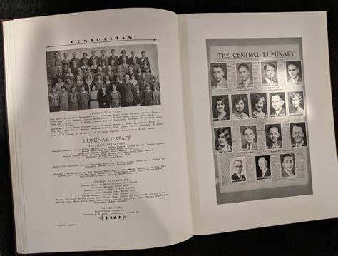 The Centralian 1929 High School Yearbook Central High School - Etsy