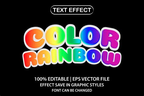 Rainbow Text Vector Art, Icons, and Graphics for Free Download