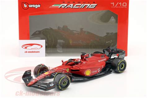 HTLNUZD 1:18 Bburago 2022 F1-75 #16 Charles Leclerc 2022 F1-75 Racing ...