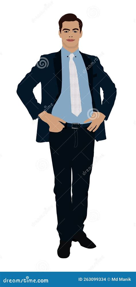 Nice Man Vector Art Illustrator Stock Vector - Illustration of ...