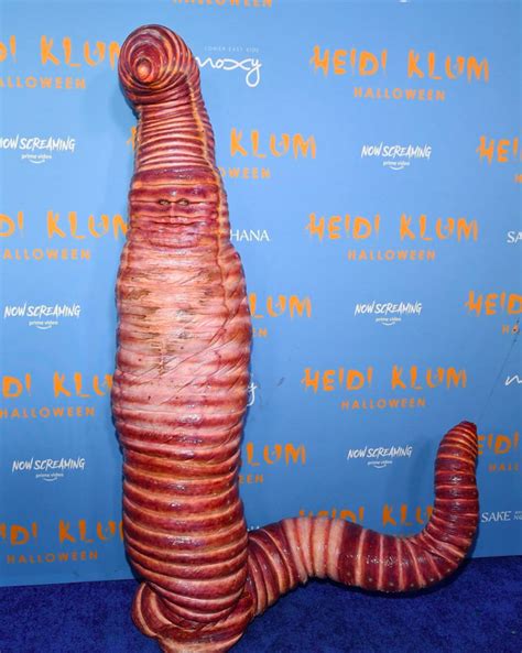 Heidi Klum Dressed As A Worm | Heidi Klum's Worm Costume | Know Your Meme