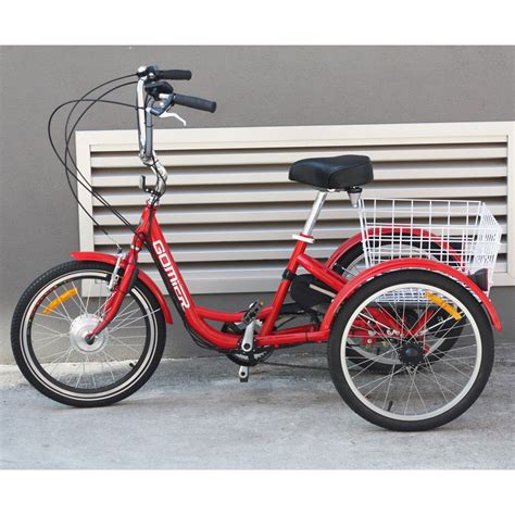 Gomier Electric Cargo Trike Red - Cargocycles