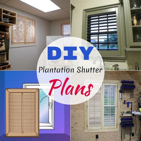 12 DIY Plantation Shutter Plans For Adding Sight To Walls - DIYnCrafty