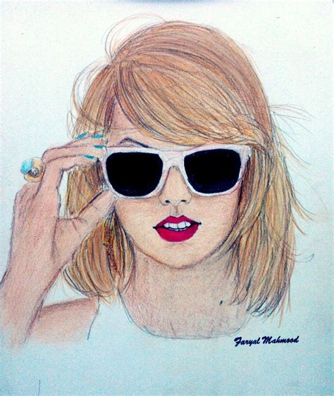 Taylor Swift Pencil Sketch