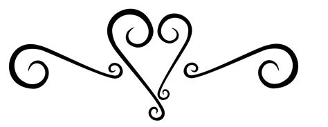 Swirly Heart Tattoos - Cliparts.co