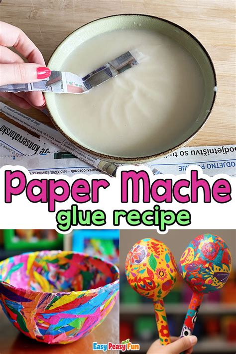 How to Make Paper Mache Glue Recipe and Tips - Easy Peasy and Fun