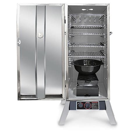 36" Vertical Stainless Steel Propane Smoker - 236355, Grills & Smokers ...