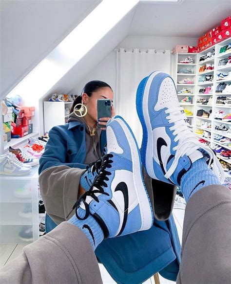 SNKRS.LY on Instagram: “Jordan 1 High University Blue 🥶⚪️ Super nice ...