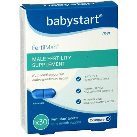 Babystart FertilMan Fertility Vitamins for Men | Zoom Health